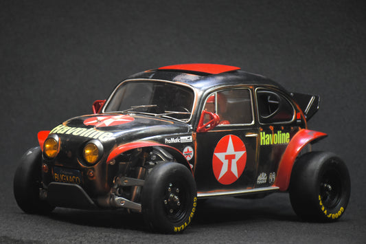 Tamiya Sand Scorcher 1/10 Custom Painted Body – Finished with Driver Figure (BUGXACO)