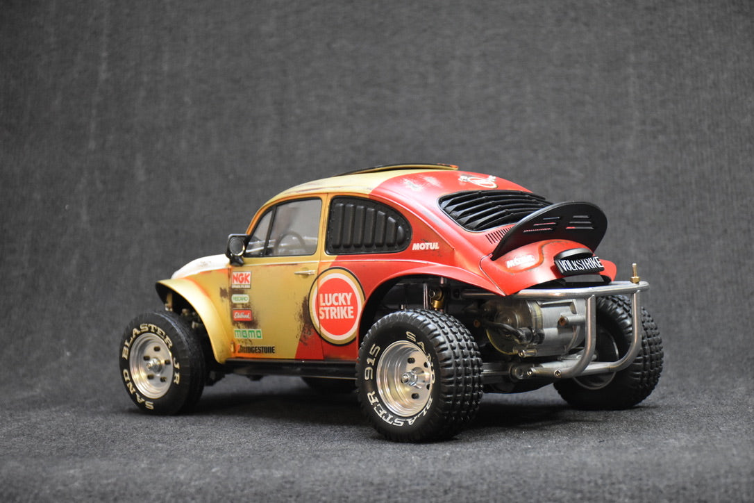Tamiya Sand Scorcher 1/10 Custom Painted Body – Finished with Driver Figure (VOLKSTRIKE v2) - BOLIM RC CUSTOMS