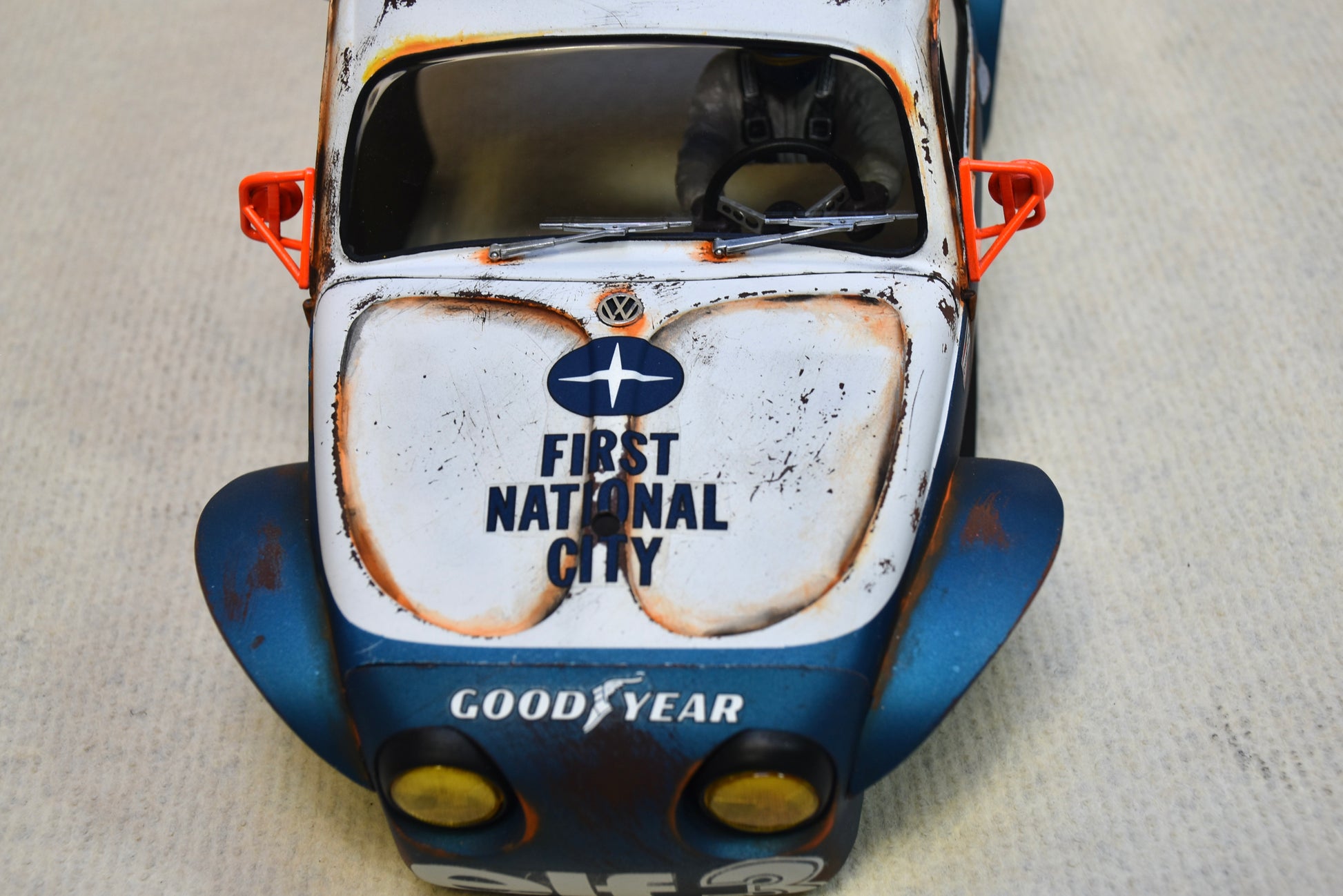 Tamiya Sand Scorcher 1/10 Custom Painted Body – Finished with Driver Figure (Tyrrell p34 tribute) - BOLIM RC CUSTOMS