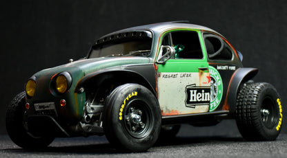 Tamiya Sand Scorcher 1/10 Custom Painted Body – Finished with Driver Figure (BUGOBLIN)