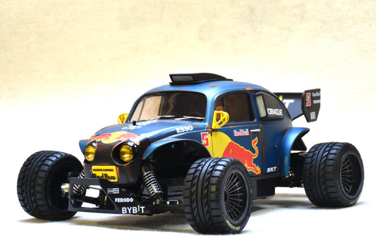 REDBUG 3  - Custom-Built Tamiya Blitzer Beetle – 1/10 RC Buggy (RED BULL LIVERY)