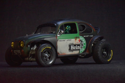 Tamiya Sand Scorcher 1/10 Custom Painted Body – Finished with Driver Figure (BUGOBLIN)