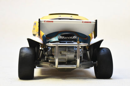 Carrosserie personnalisée peinte Tamiya Sand Scorcher 1/10 – Finition avec figurine de pilote (BUGANON)