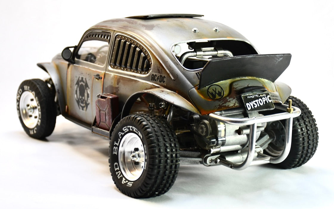 Tamiya Sand Scorcher 1/10 Custom Painted Body – Finished with Driver Figure (DYSTOPIC)