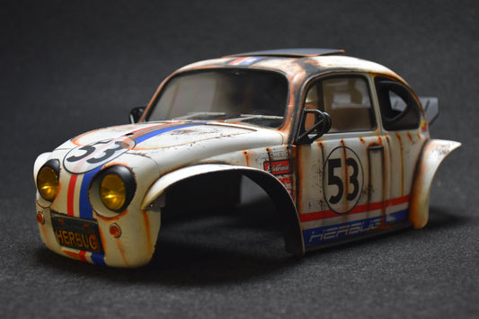 HERBUG - Tamiya Sand Scorcher 1/10 Custom Painted Body – Finished with Driver Figure