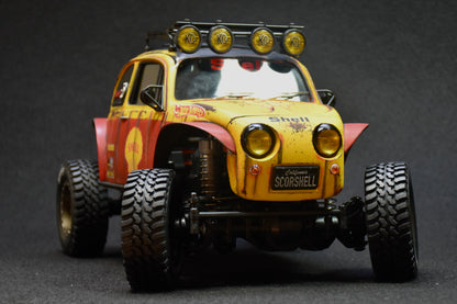 Custom-Built Tamiya CC-02 4WD Chassis with Sand Scorcher Body