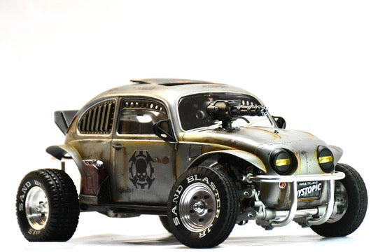Tamiya Sand Scorcher 1/10 Custom Painted Body – Finished with Driver Figure (DYSTOPIC)