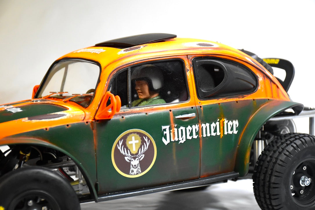Tamiya Sand Scorcher 1/10 Custom Painted Body – Finished with Driver Figure (JAGERMAGEN)