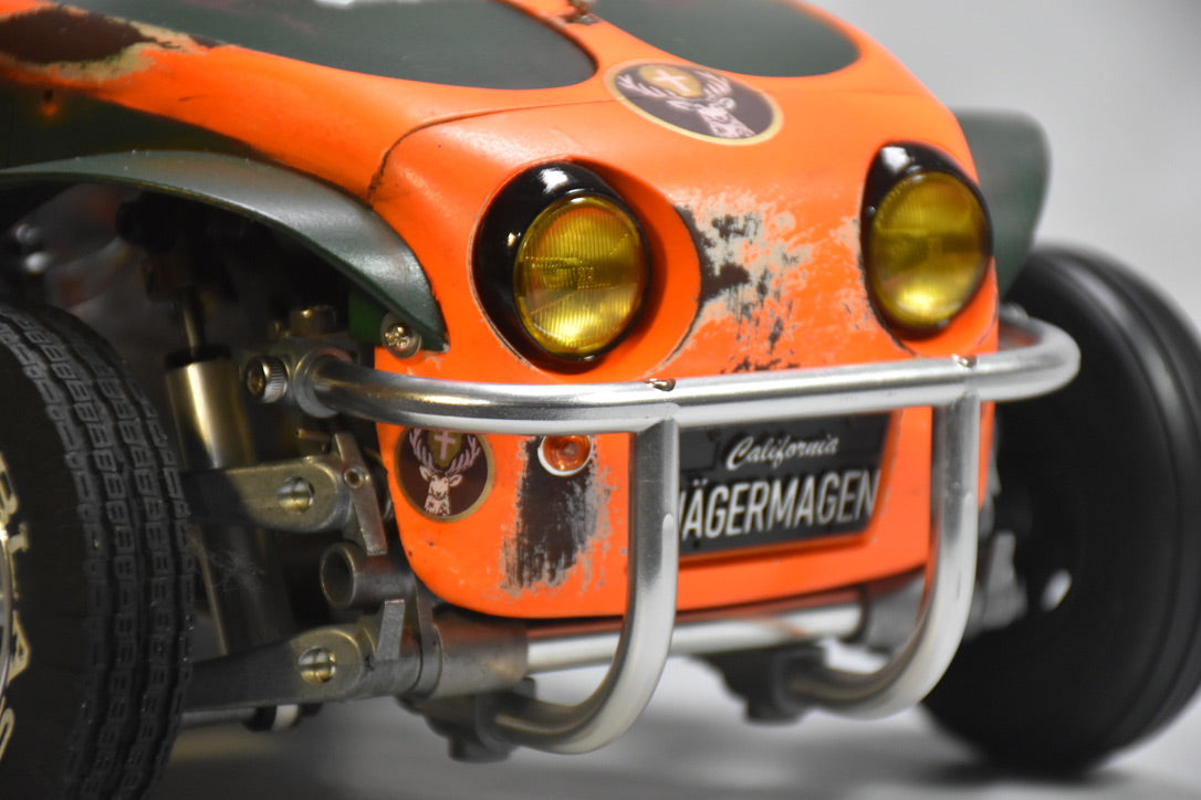 Tamiya Sand Scorcher 1/10 Custom Painted Body – Finished with Driver Figure (JAGERMAGEN)