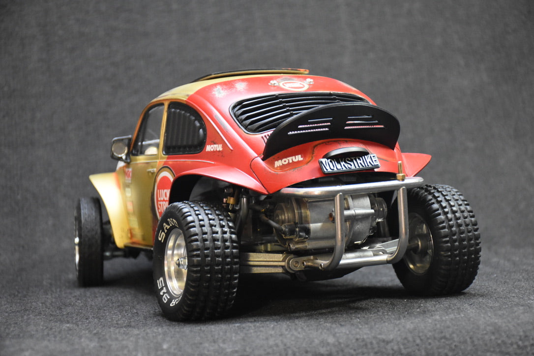 Tamiya Sand Scorcher 1/10 Custom Painted Body – Finished with Driver Figure (VOLKSTRIKE v2) - BOLIM RC CUSTOMS