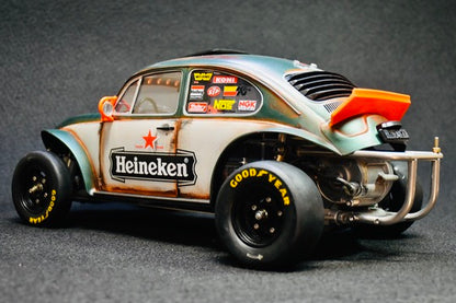 Tamiya Sand Scorcher 1/10 Custom Painted Body – Finished with Driver Figure (HEINEWAGEN)