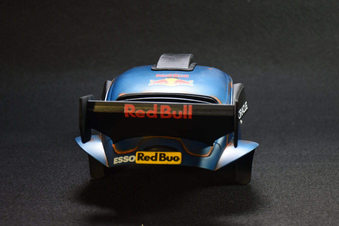 Tamiya BLITZER BEETLE 1/10 Custom Painted Body – Finished with Driver Figure (RED BULL LIVERY)