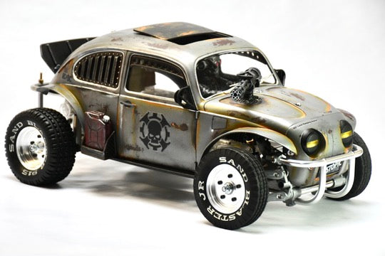 Tamiya Sand Scorcher 1/10 Custom Painted Body – Finished with Driver Figure (DYSTOPIC)