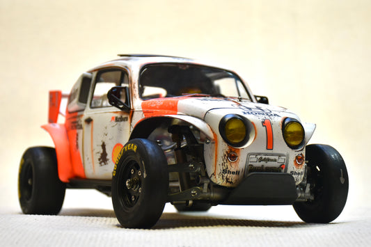 Tamiya Sand Scorcher 1/10 Custom Painted Body – Finished with Driver Figure (BUGLAREN) - BOLIM RC CUSTOMS
