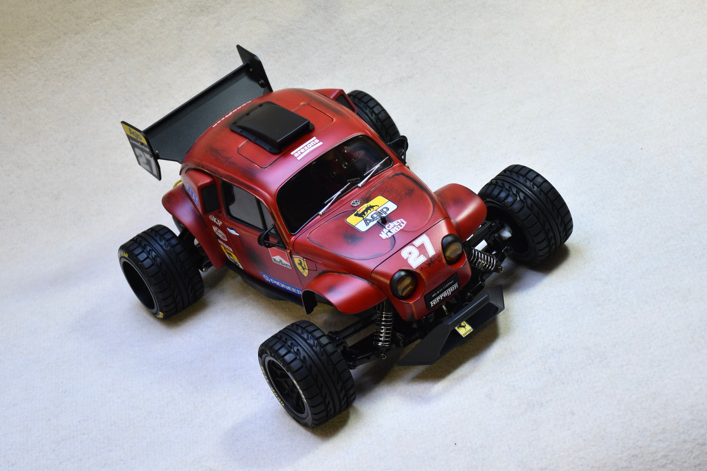 FERRAGEN #5 - Custom-Built Tamiya Blitzer Beetle – Ferrari 643 theme -  1/10 RC Buggy
