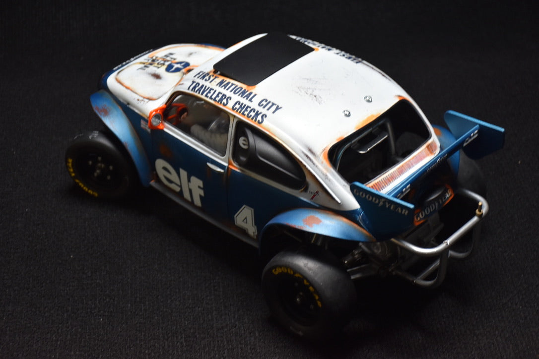 Tamiya Sand Scorcher 1/10 Custom Painted Body – Finished with Driver Figure (Tyrrell p34 tribute)