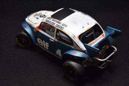 Tamiya Sand Scorcher 1/10 Custom Painted Body – Finished with Driver Figure (Tyrrell p34 tribute)