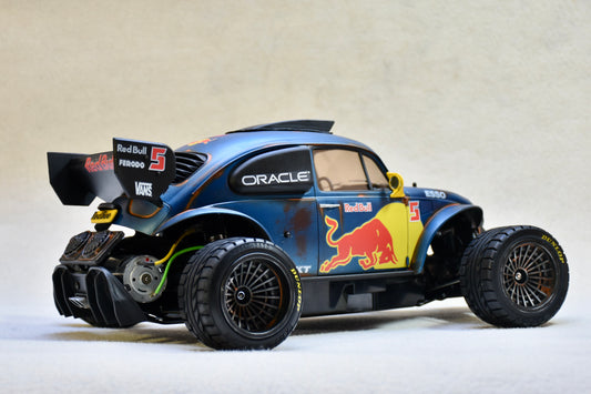 REDBUG 3  - Custom-Built Tamiya Blitzer Beetle – 1/10 RC Buggy (RED BULL LIVERY)