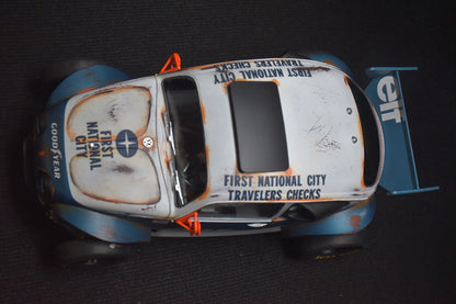 Tamiya Sand Scorcher 1/10 Custom Painted Body – Finished with Driver Figure (Tyrrell p34 tribute)