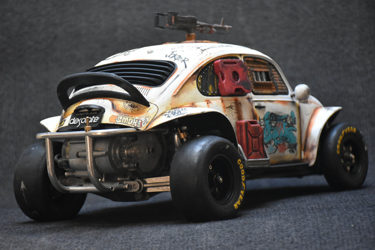 Tamiya Sand Scorcher 1/10 Custom Painted Body – Finished with Driver Figure (DYSTOPIC) - BOLIM RC CUSTOMS