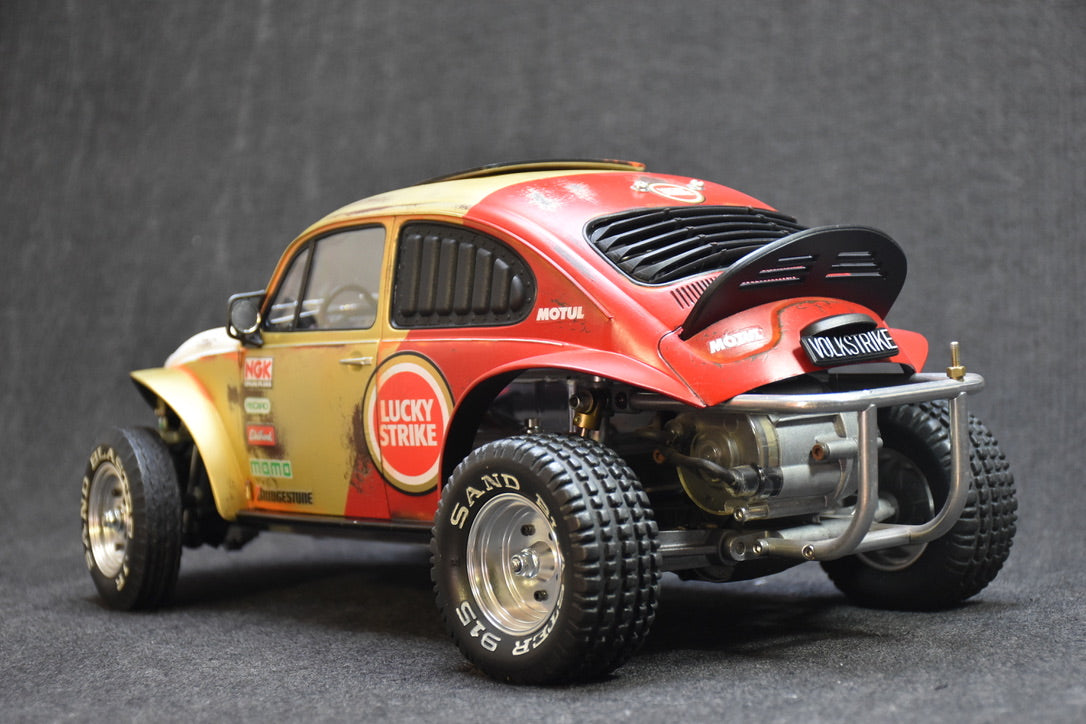 Tamiya Sand Scorcher 1/10 Custom Painted Body – Finished with Driver Figure (VOLKSTRIKE v2) - BOLIM RC CUSTOMS