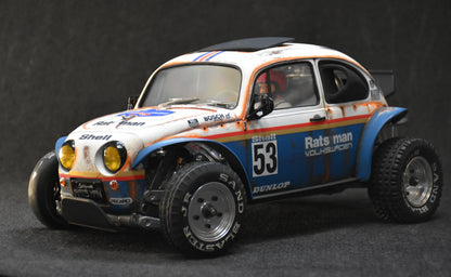Tamiya Sand Scorcher 1/10 Custom Painted Body – Finished with Driver Figure (RATS MAN)