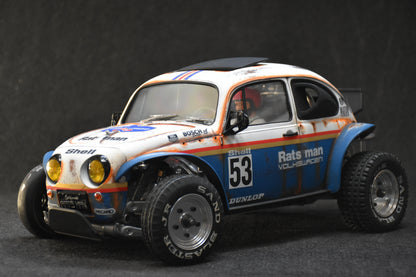 Tamiya Sand Scorcher 1/10 Custom Painted Body – Finished with Driver Figure (RATS MAN)