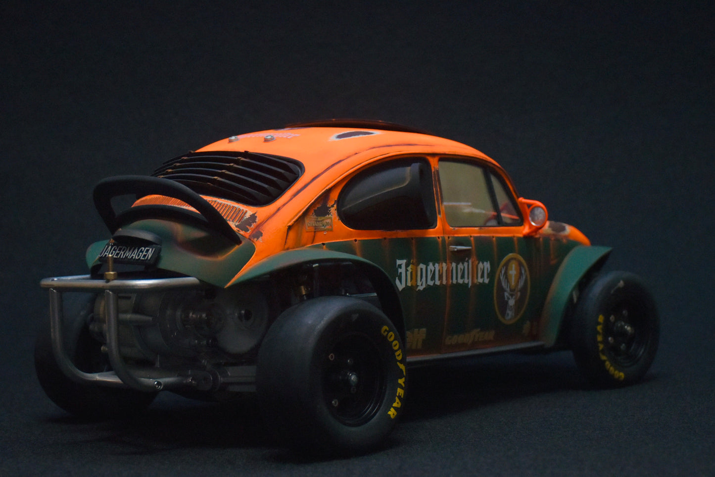 Tamiya Sand Scorcher 1/10 Custom Painted Body – Finished with Driver Figure (JAGERMAGEN)