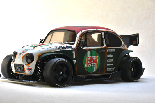 Tamiya Custom Built STREET Blitzer Beetle (CASTROL) – 1/10 RC (Tamiya BT-01 Chassis)