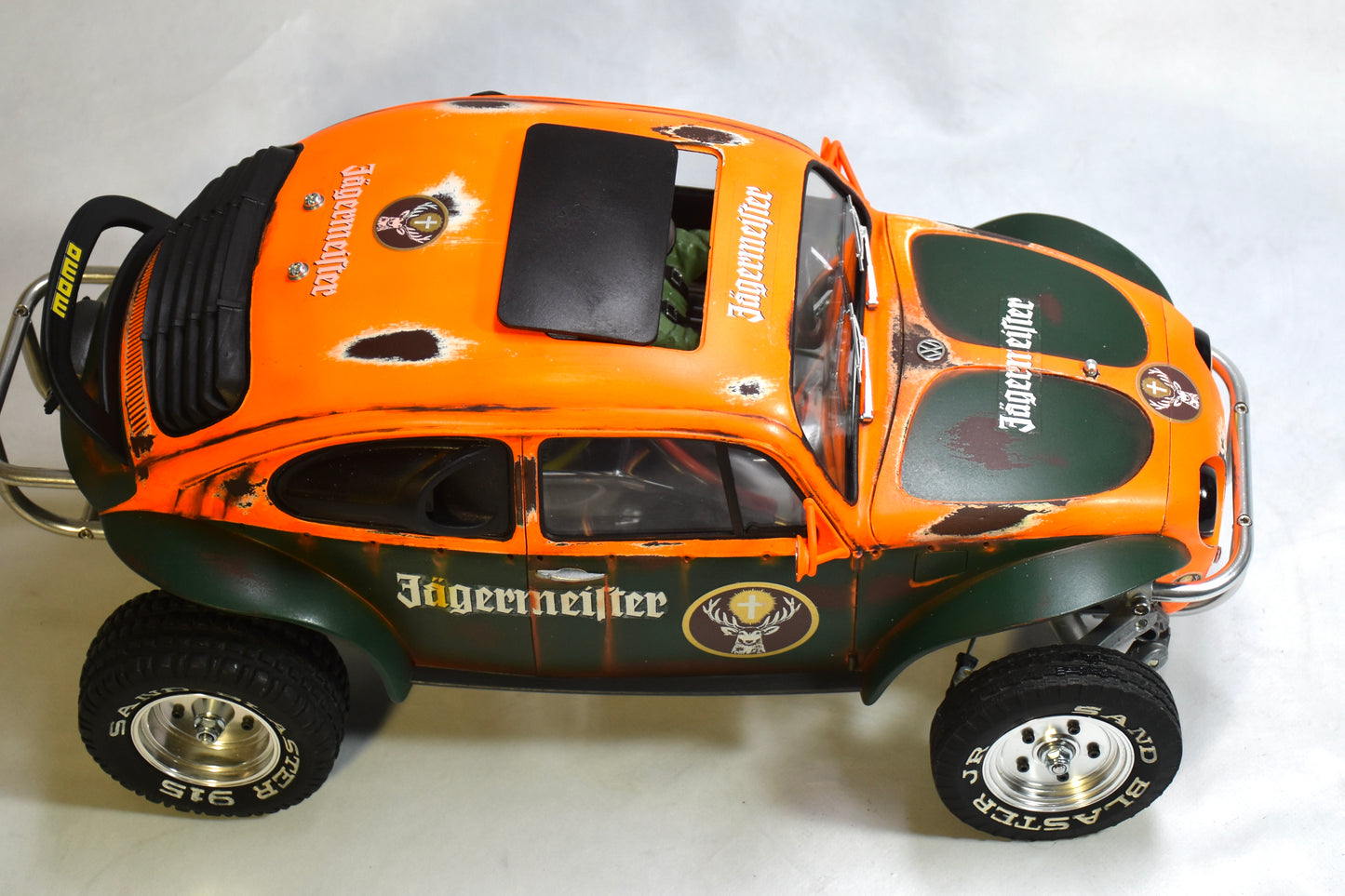 Tamiya Sand Scorcher 1/10 Custom Painted Body – Finished with Driver Figure (JAGERMAGEN)