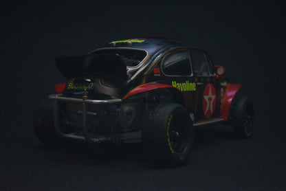 Tamiya Sand Scorcher 1/10 Custom Painted Body – Finished with Driver Figure (BUGXACO)