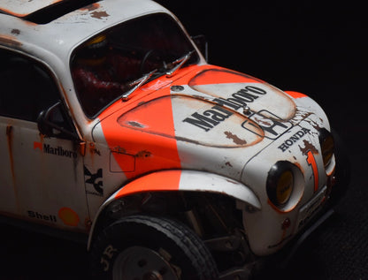 Tamiya Sand Scorcher 1/10 Custom Painted Body – Finished with Driver Figure (BUGLAREN)