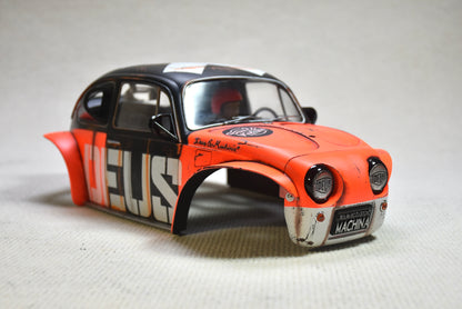 DEUS EX MACHINA theme - Tamiya Sand Scorcher 1/10 Custom Painted Body – Finished with Driver Figure