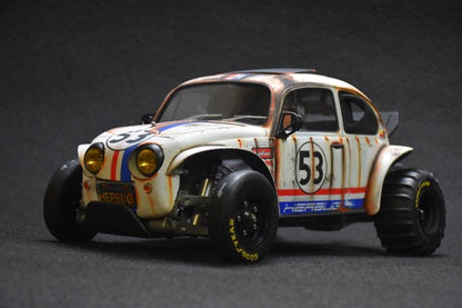 HERBUG - Tamiya Sand Scorcher 1/10 Custom Painted Body – Finished with Driver Figure