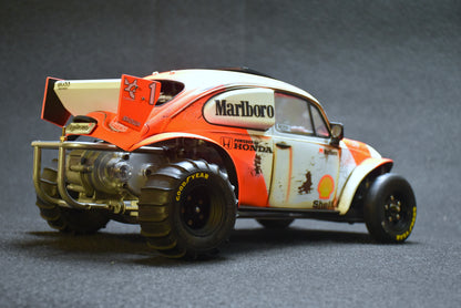 Tamiya Sand Scorcher 1/10 Custom Painted Body – Finished with Driver Figure (BUGLAREN)