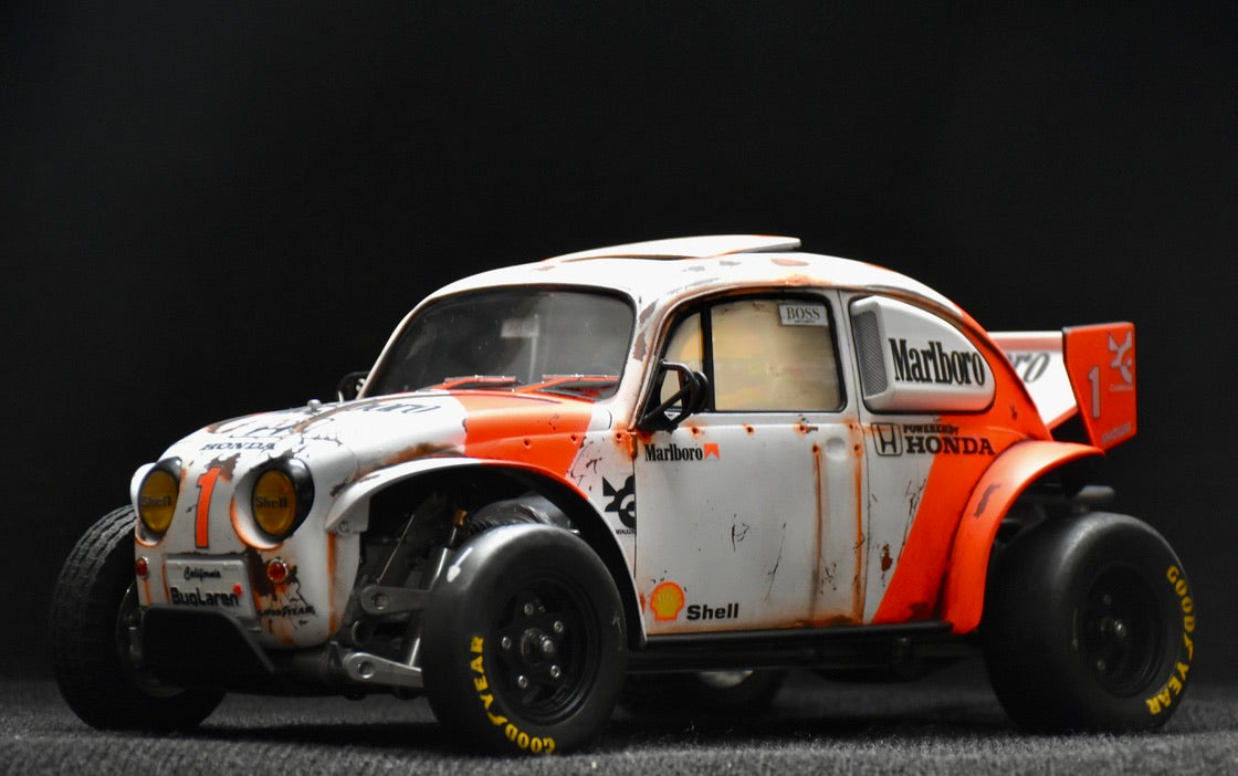 Tamiya Sand Scorcher 1/10 Custom Painted Body – Finished with Driver Figure (BUGLAREN)