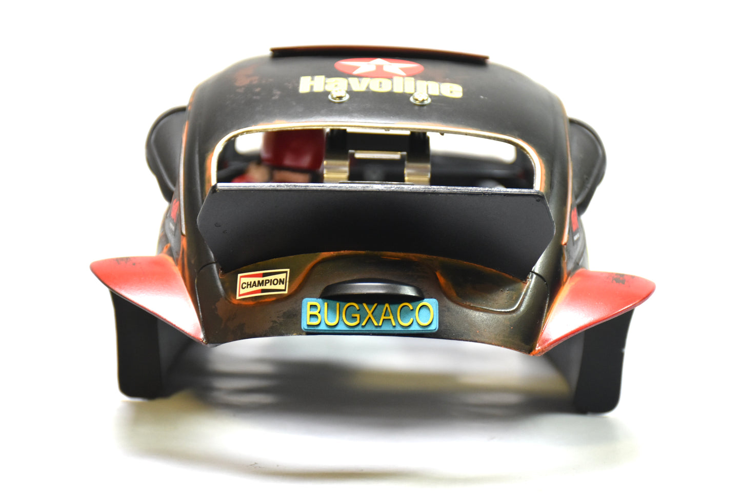 Tamiya Sand Scorcher 1/10 Custom Painted Body – Finished with Driver Figure (BUGXACO)