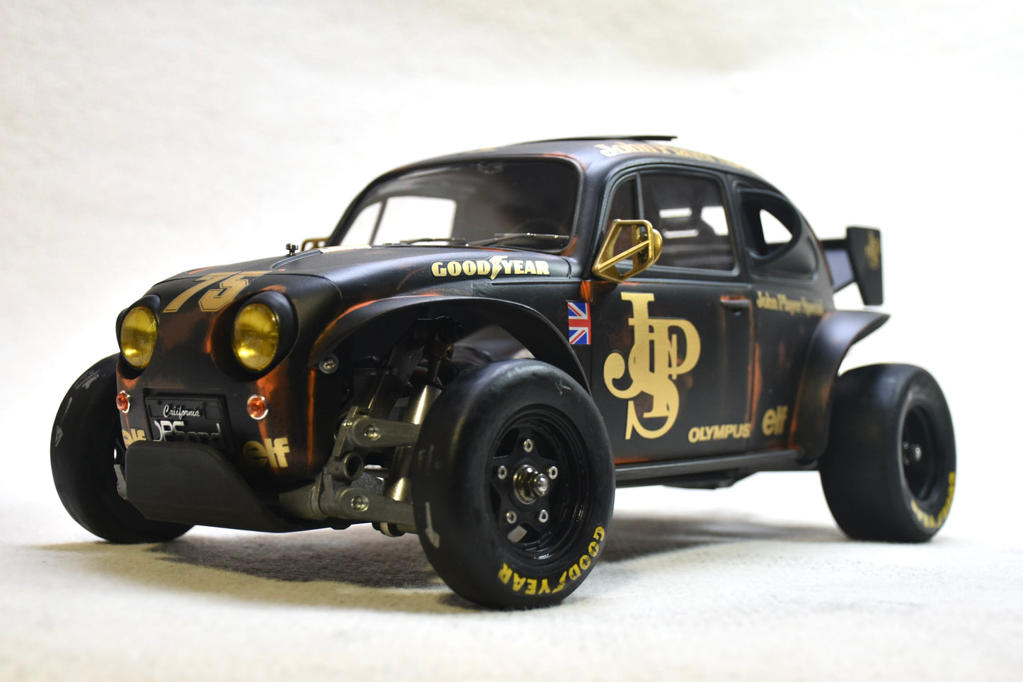 Tamiya Sand Scorcher 1/10 Custom Painted Body – Finished with Driver Figure (JPScorcher)