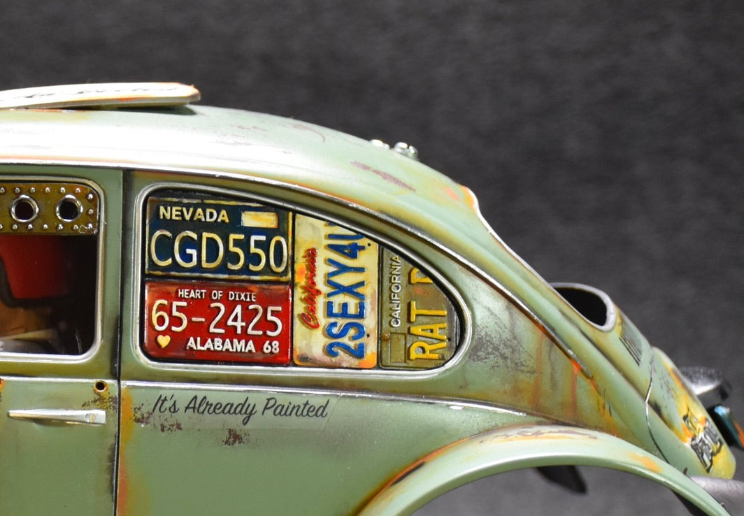 Tamiya Sand Scorcher 1/10 Custom Painted Body – Finished with Driver Figure (RAT BUG) - BOLIM RC CUSTOMS