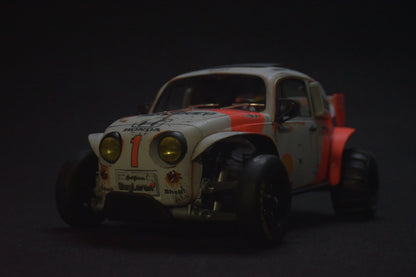 Tamiya Sand Scorcher 1/10 Custom Painted Body – Finished with Driver Figure (BUGLAREN)