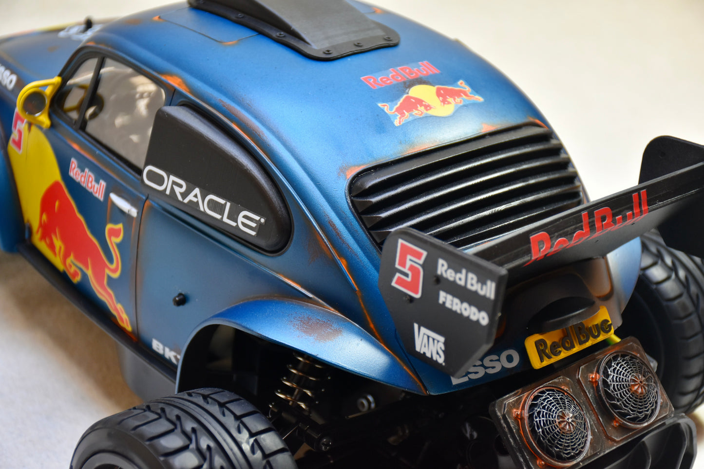 REDBUG 3  - Custom-Built Tamiya Blitzer Beetle – 1/10 RC Buggy (RED BULL LIVERY)