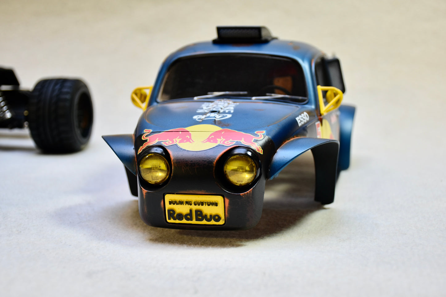 REDBUG 3  - Custom-Built Tamiya Blitzer Beetle – 1/10 RC Buggy (RED BULL LIVERY)