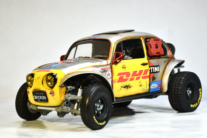 Tamiya Sand Scorcher 1/10 Custom Painted Body – Finished with Driver Figure (DESOLATE)