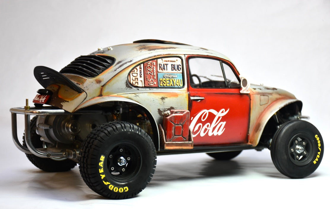 Tamiya Sand Scorcher 1/10 Custom Painted Body – Finished with Driver Figure (JUNKOLA)