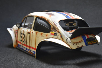 HERBUG - Tamiya Sand Scorcher 1/10 Custom Painted Body – Finished with Driver Figure