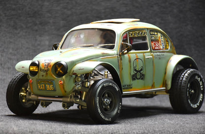 Tamiya Sand Scorcher 1/10 Custom Painted Body – Finished with Driver Figure (RAT BUG) - BOLIM RC CUSTOMS