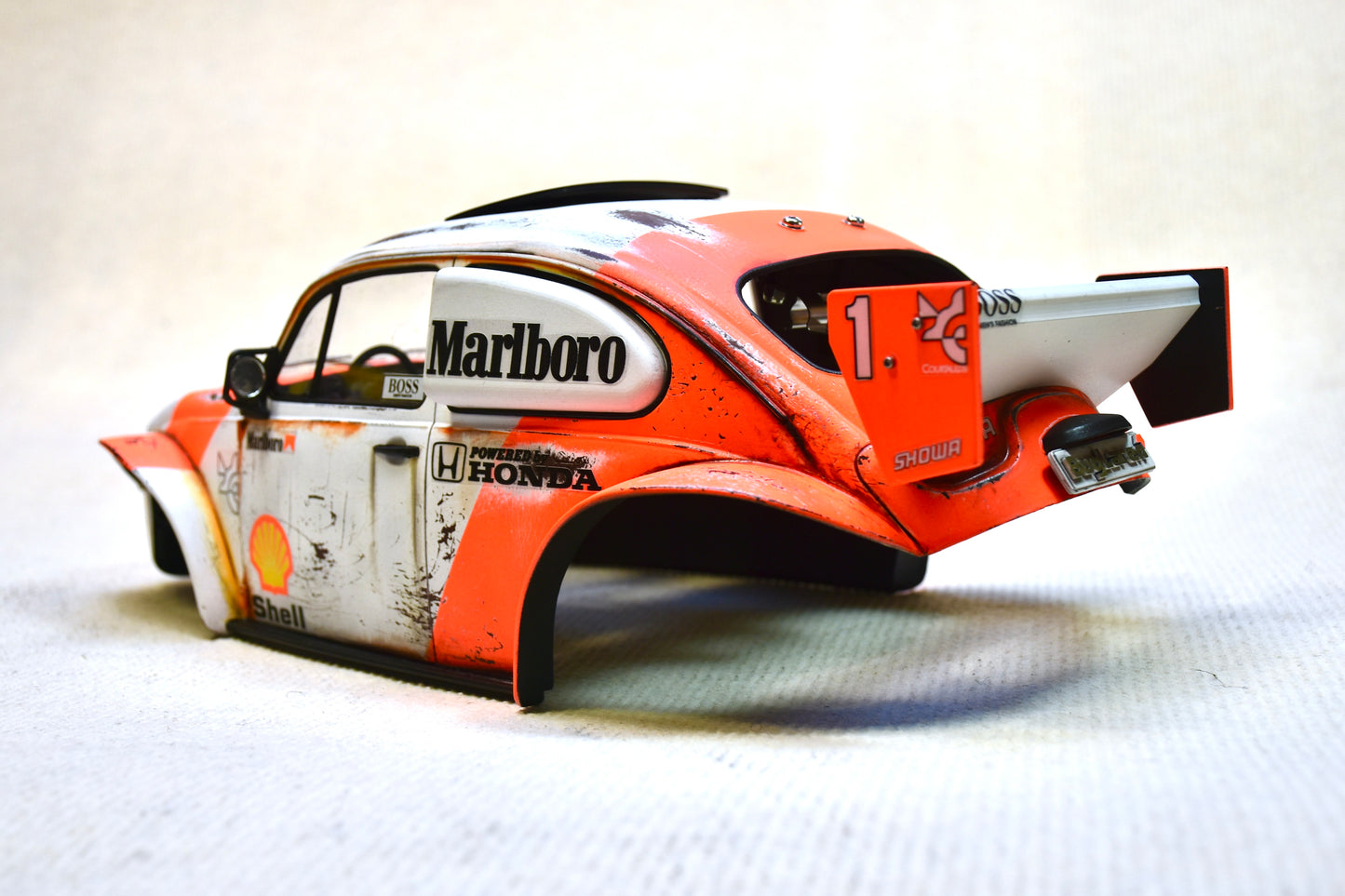 Tamiya Sand Scorcher 1/10 Custom Painted Body – Finished with Driver Figure (BUGLAREN)