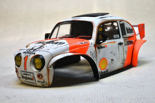 Tamiya Sand Scorcher 1/10 Custom Painted Body – Finished with Driver Figure (BUGLAREN) - BOLIM RC CUSTOMS
