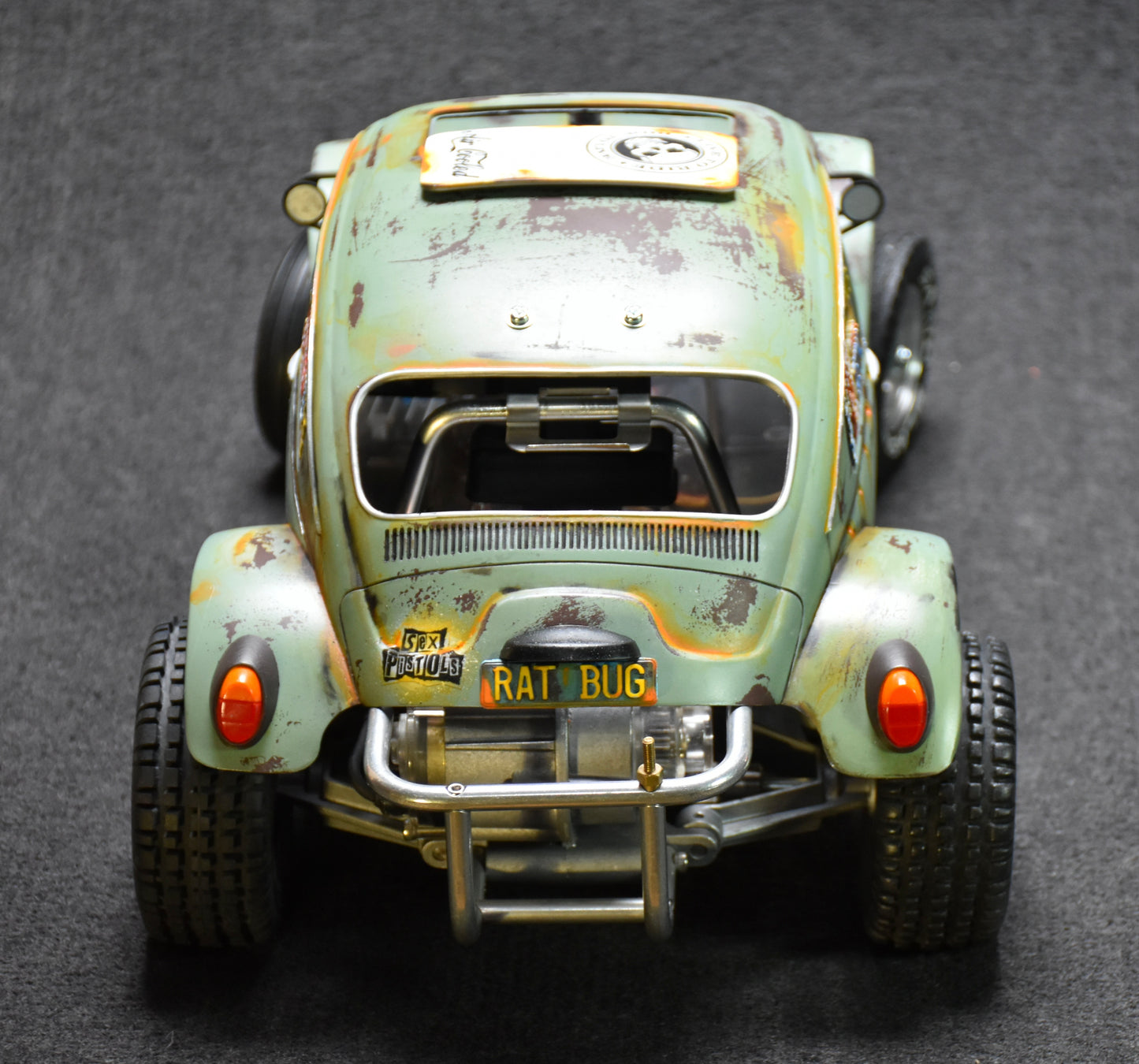 Tamiya Sand Scorcher 1/10 Custom Painted Body – Finished with Driver Figure (RAT BUG) - BOLIM RC CUSTOMS