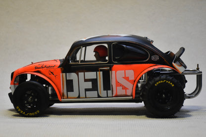 DEUS EX MACHINA theme - Tamiya Sand Scorcher 1/10 Custom Painted Body – Finished with Driver Figure